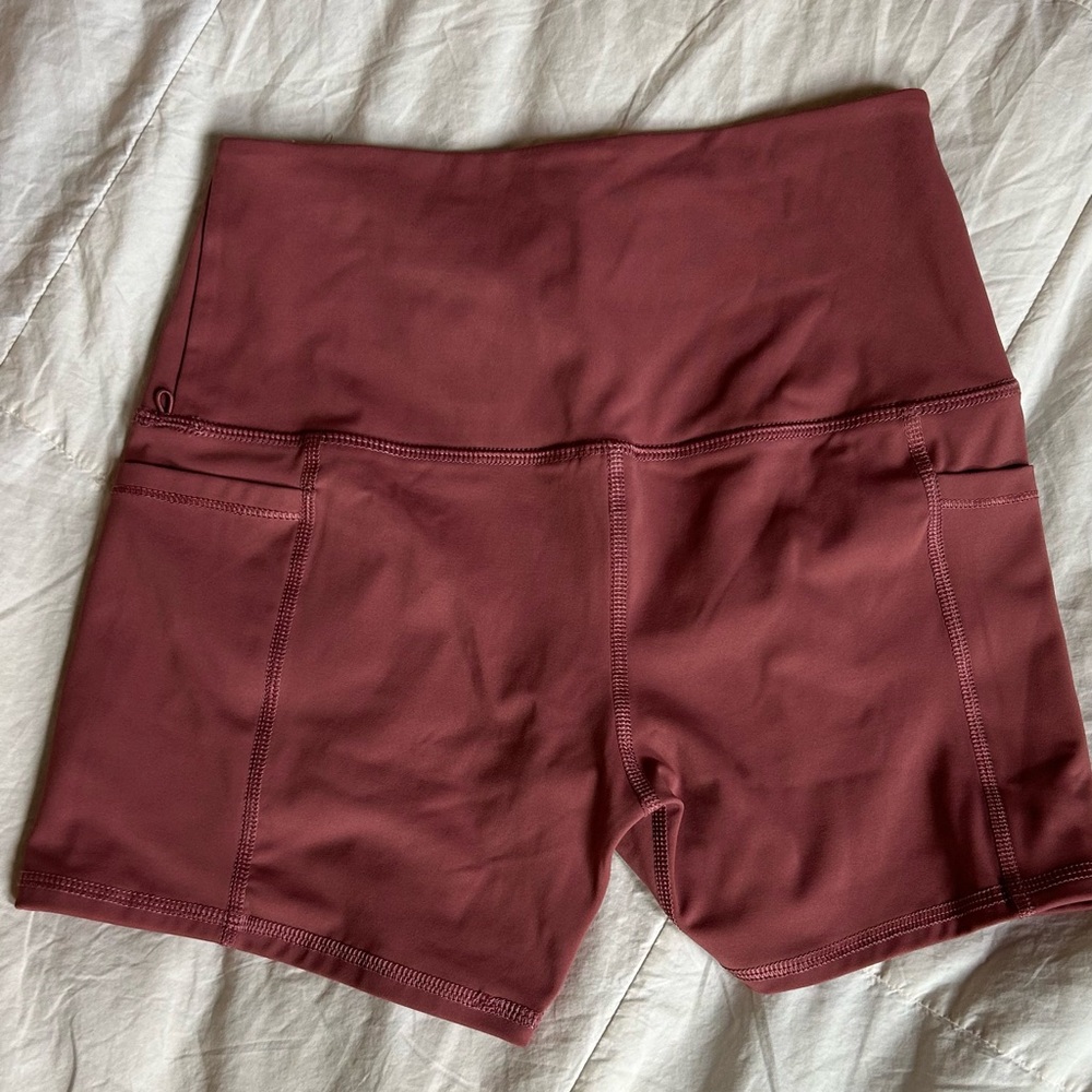 NWOT Stance Work It Out Athletic Shorts Size Small in Pink/Peach - Picture 6 of 11
